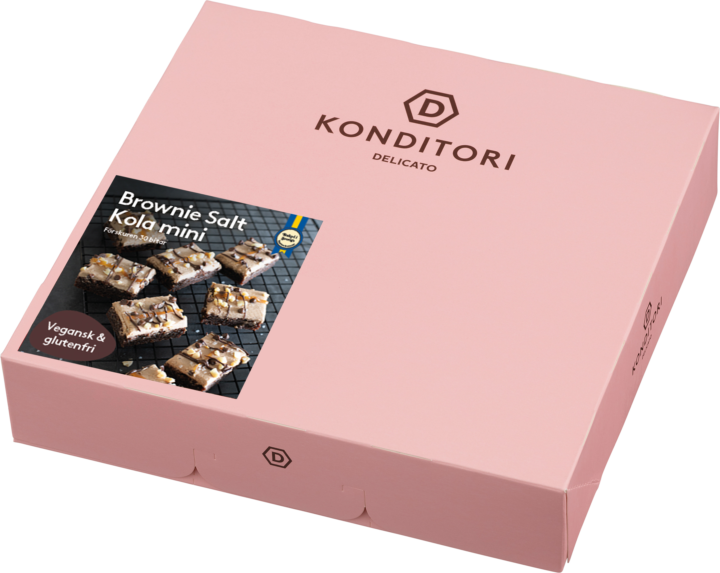 Brownie Salt Kola Mini Vegansk