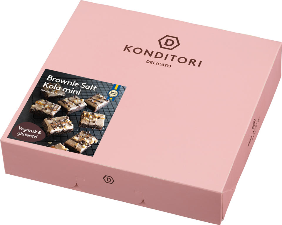 Brownie Salt Kola Mini Vegansk