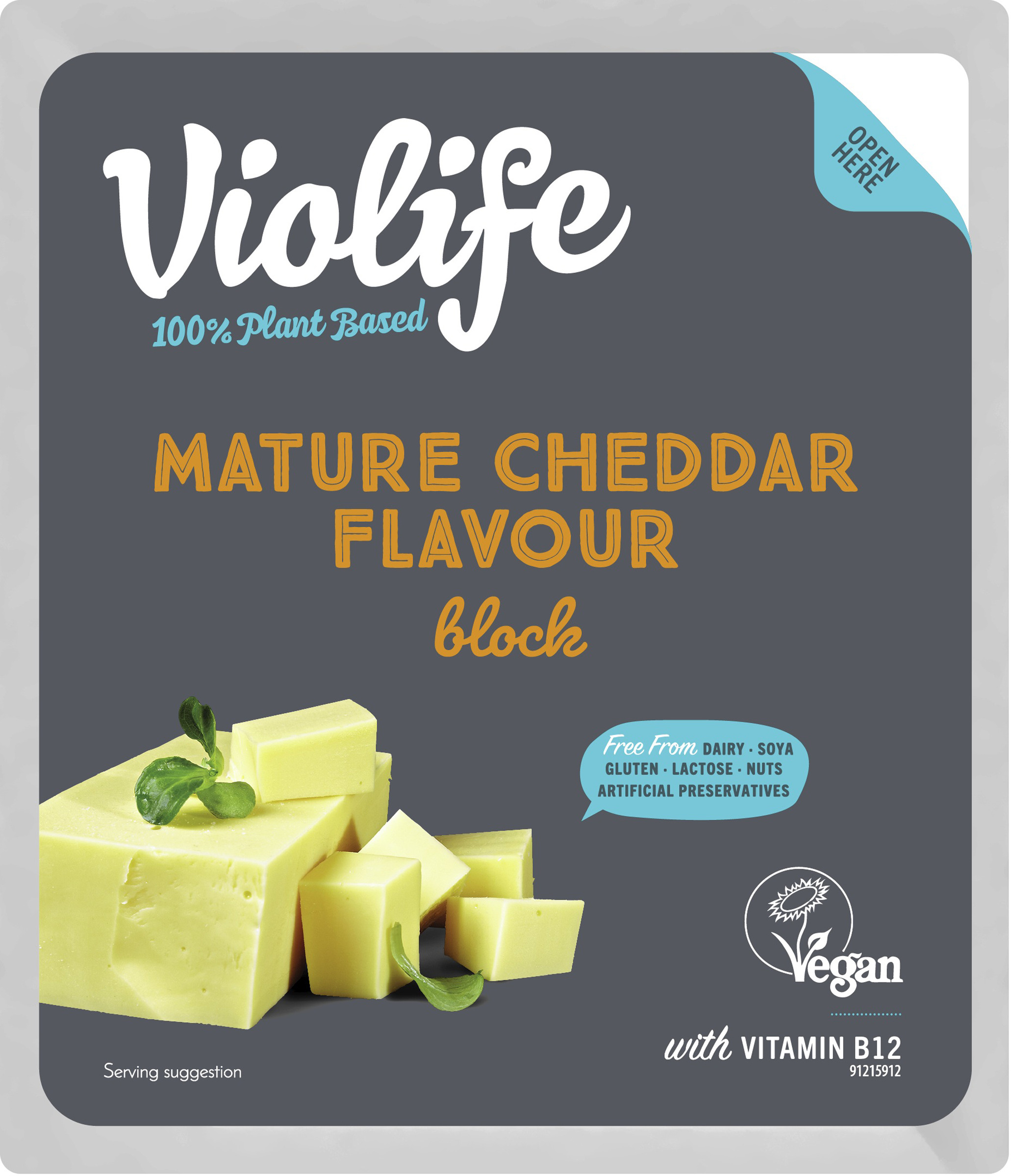 Pålägg Cheddar 21% Vegan