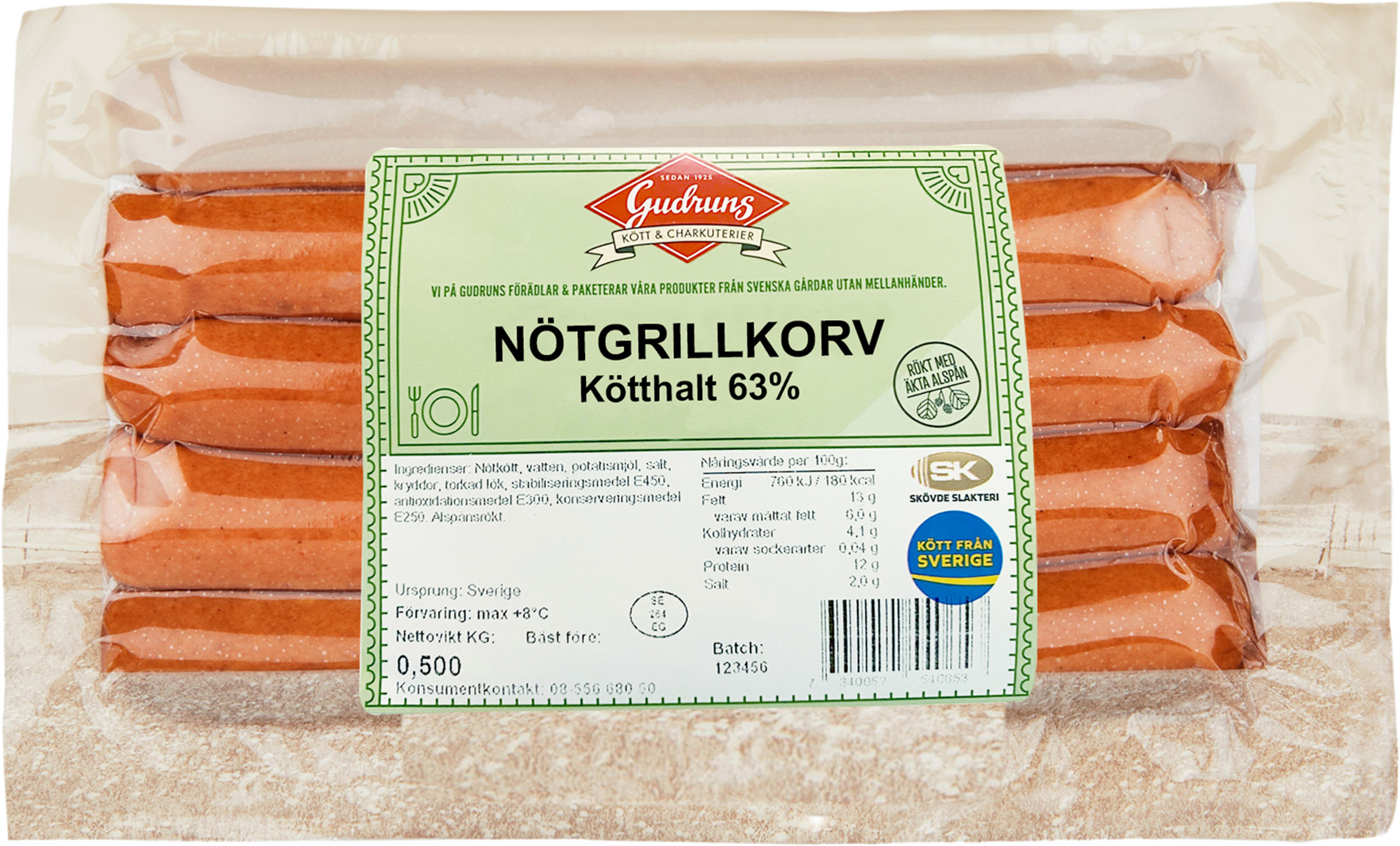Nötgrillkorv