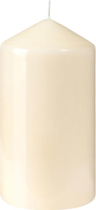 Blockljus Paraffin 60h 16x8cm Vanilj