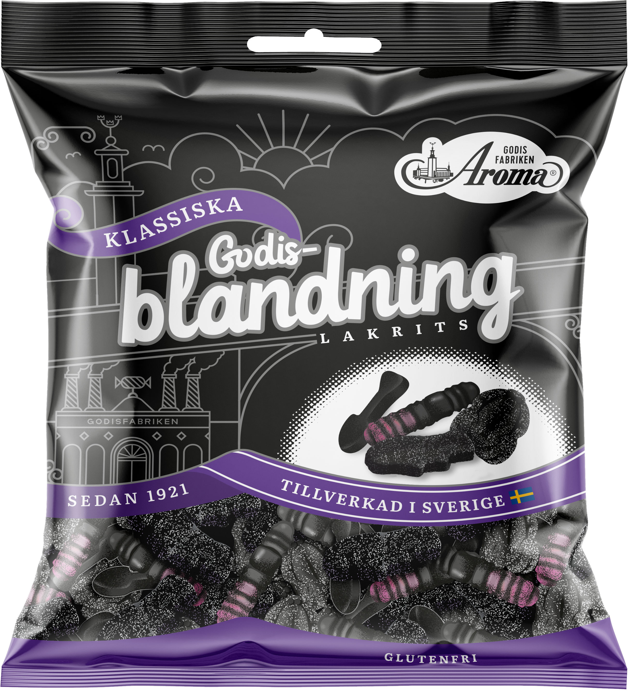 Godisblandning Lakrits
