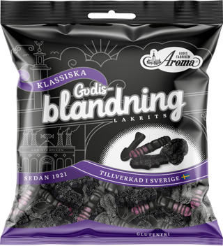 Godisblandning Lakrits