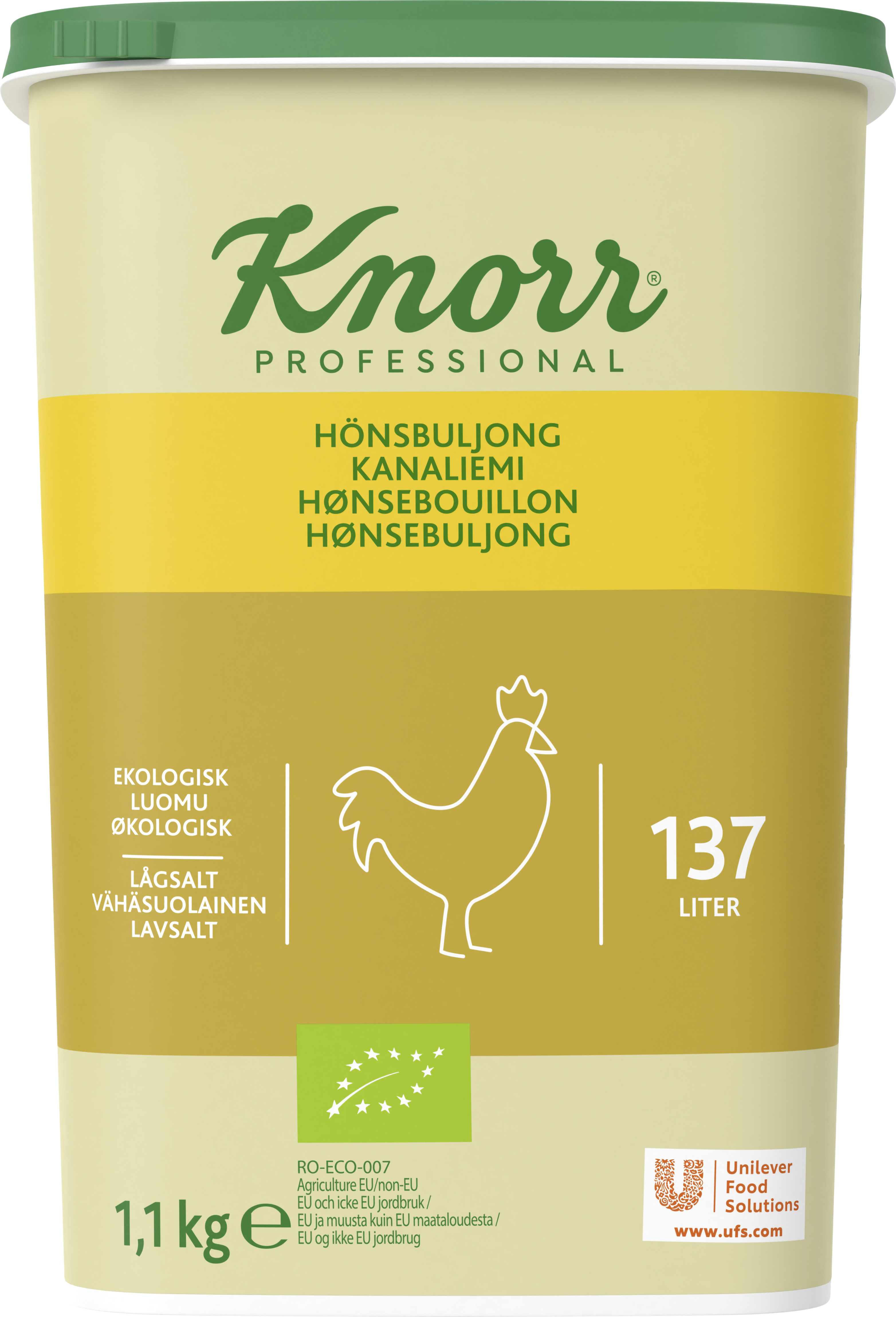 Hönsbuljong Eko Lågsalt