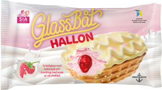 Glassbåt Hallon