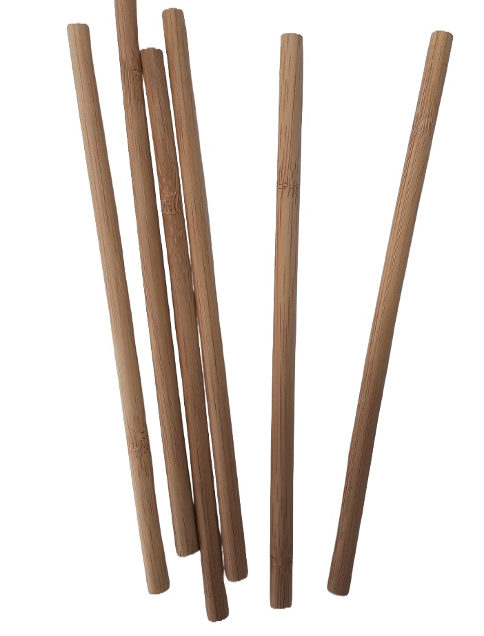 Sugrör Bambu 0,8cmx22cm