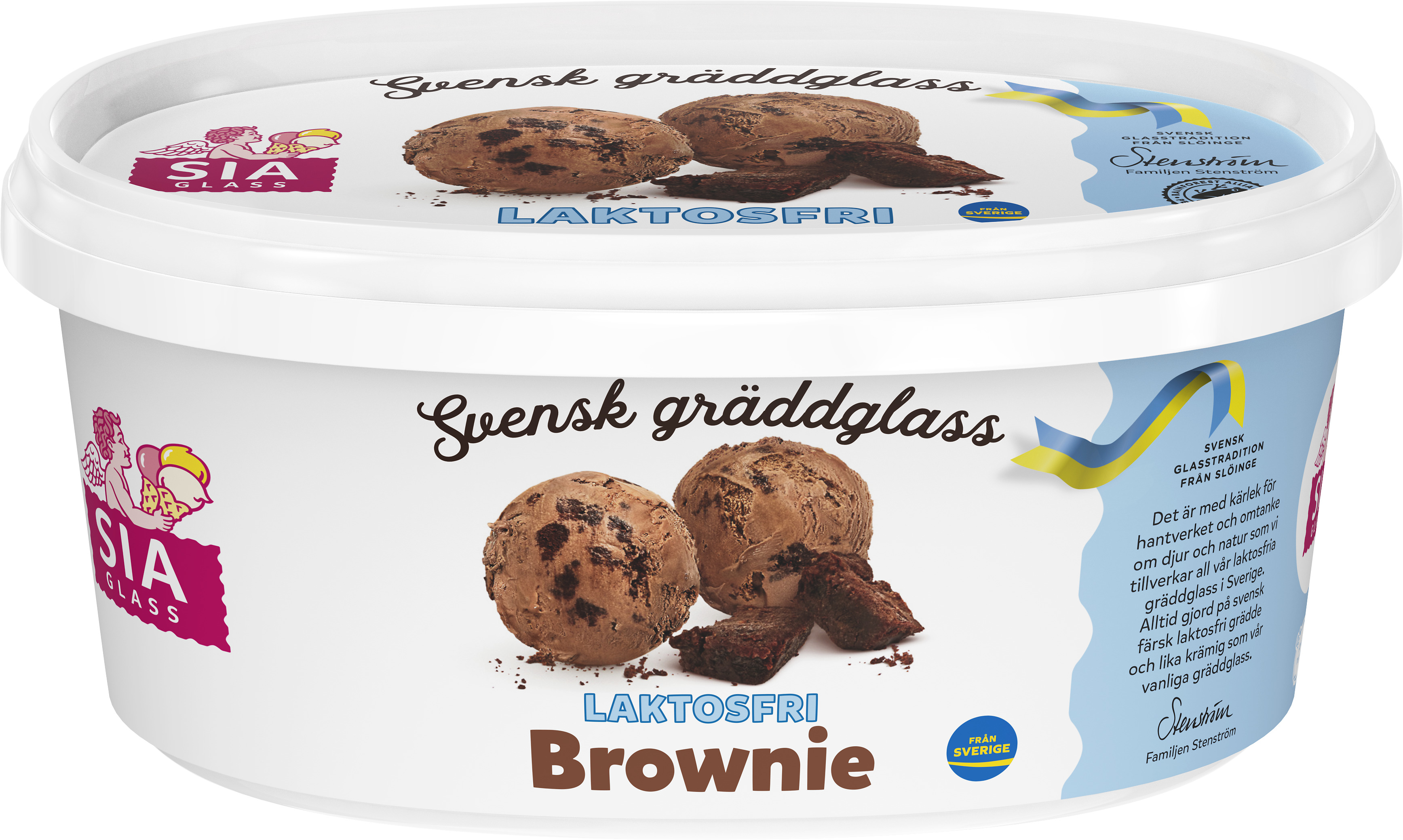 Gräddglass Brownie Laktosfri RA