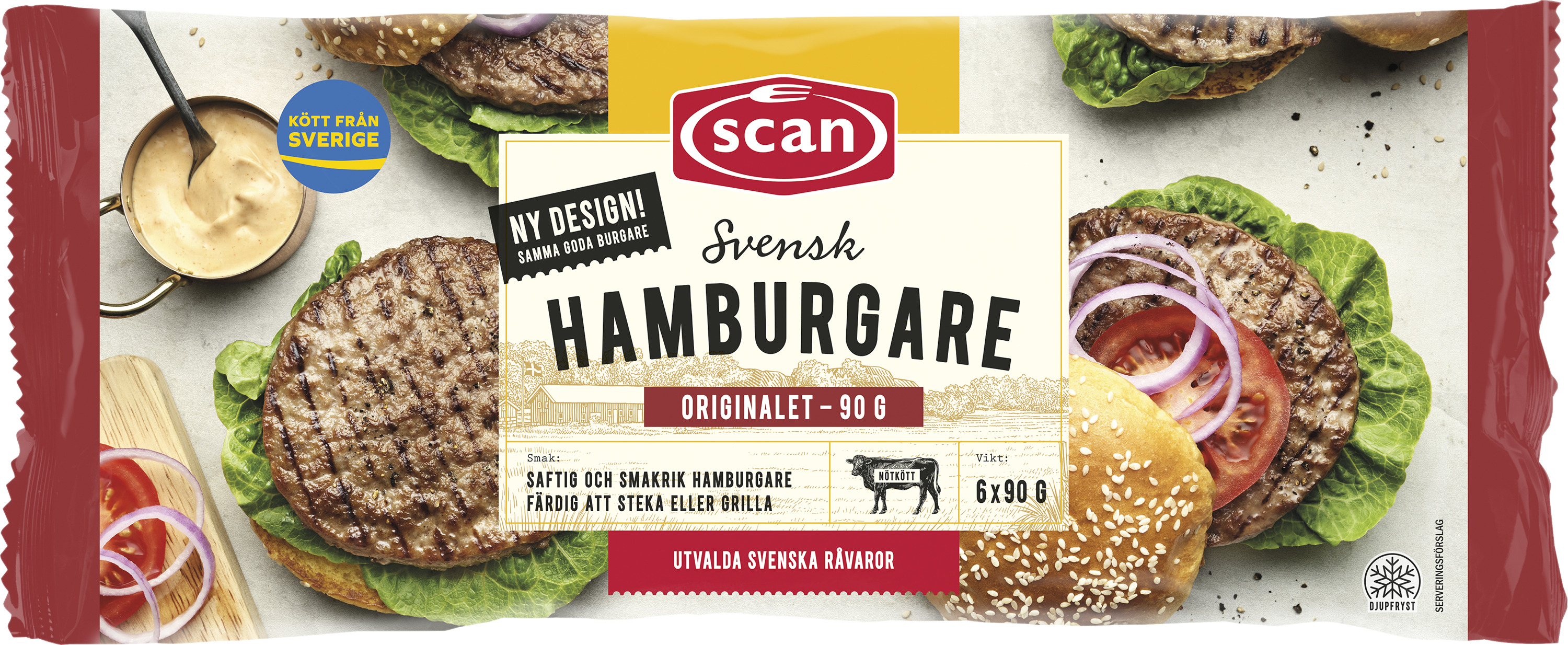 Hamburgare 90g Sverige