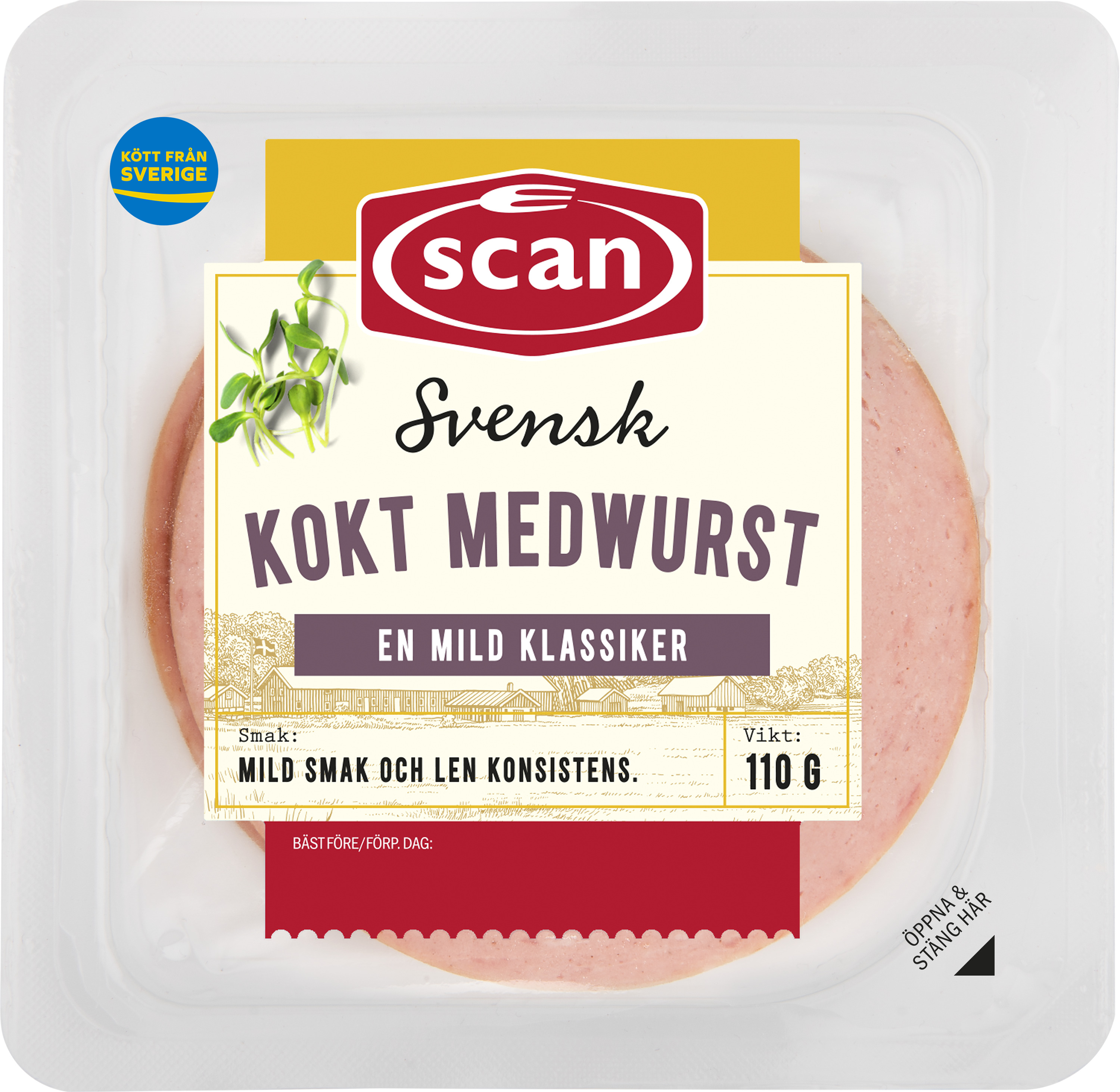 Medwurst Kokt Skivad