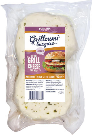 Grilloumiburgare 25% Laktosfri