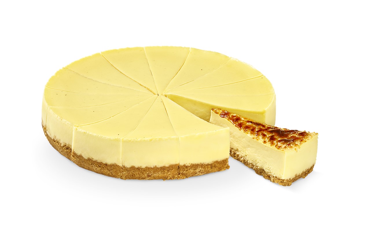 Cheesecake Creme Brulée Förskuren