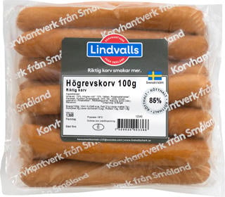 Högrevskorv Riktig Korv