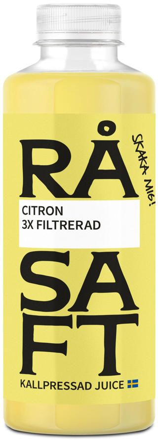 Råsaft Citron x3 Filtrerad