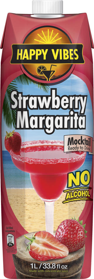 Strawberry Margarita Mocktail Alkoholfri