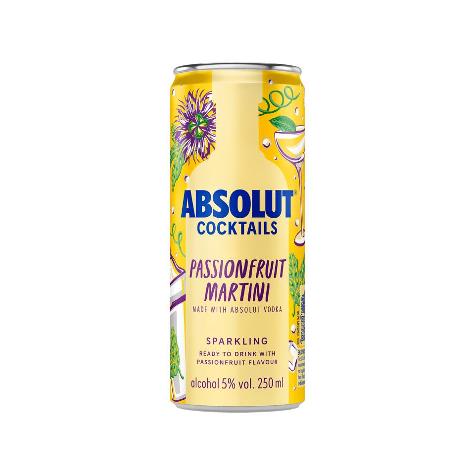 Absolut Cocktails Passionfruit Martini BRK