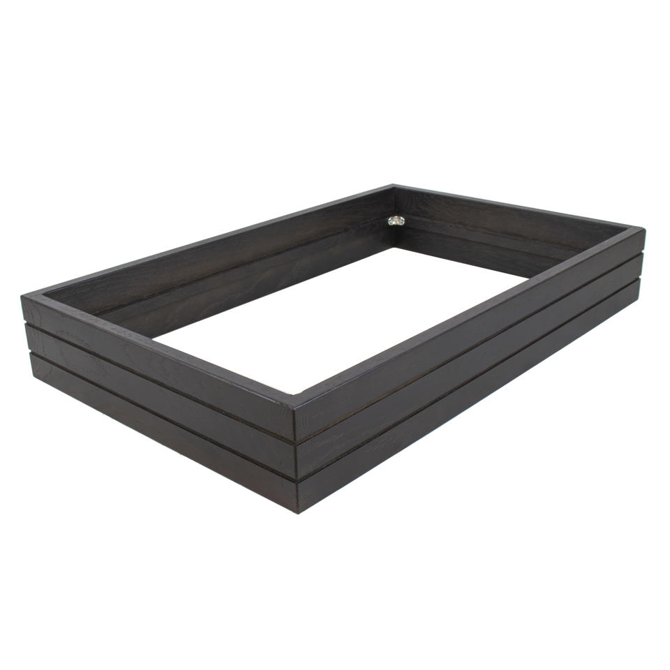 Träram till kylbricka Havanna black ek GN1/1