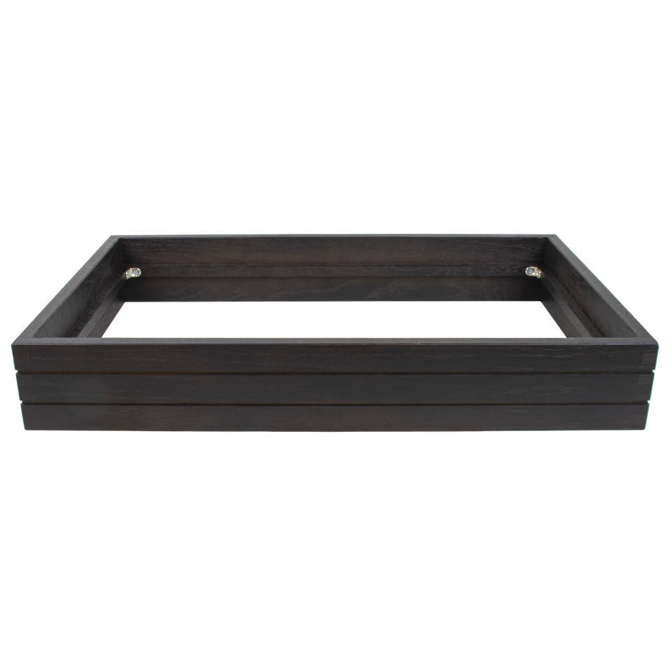 Träram till kylbricka Havanna black ek GN1/1