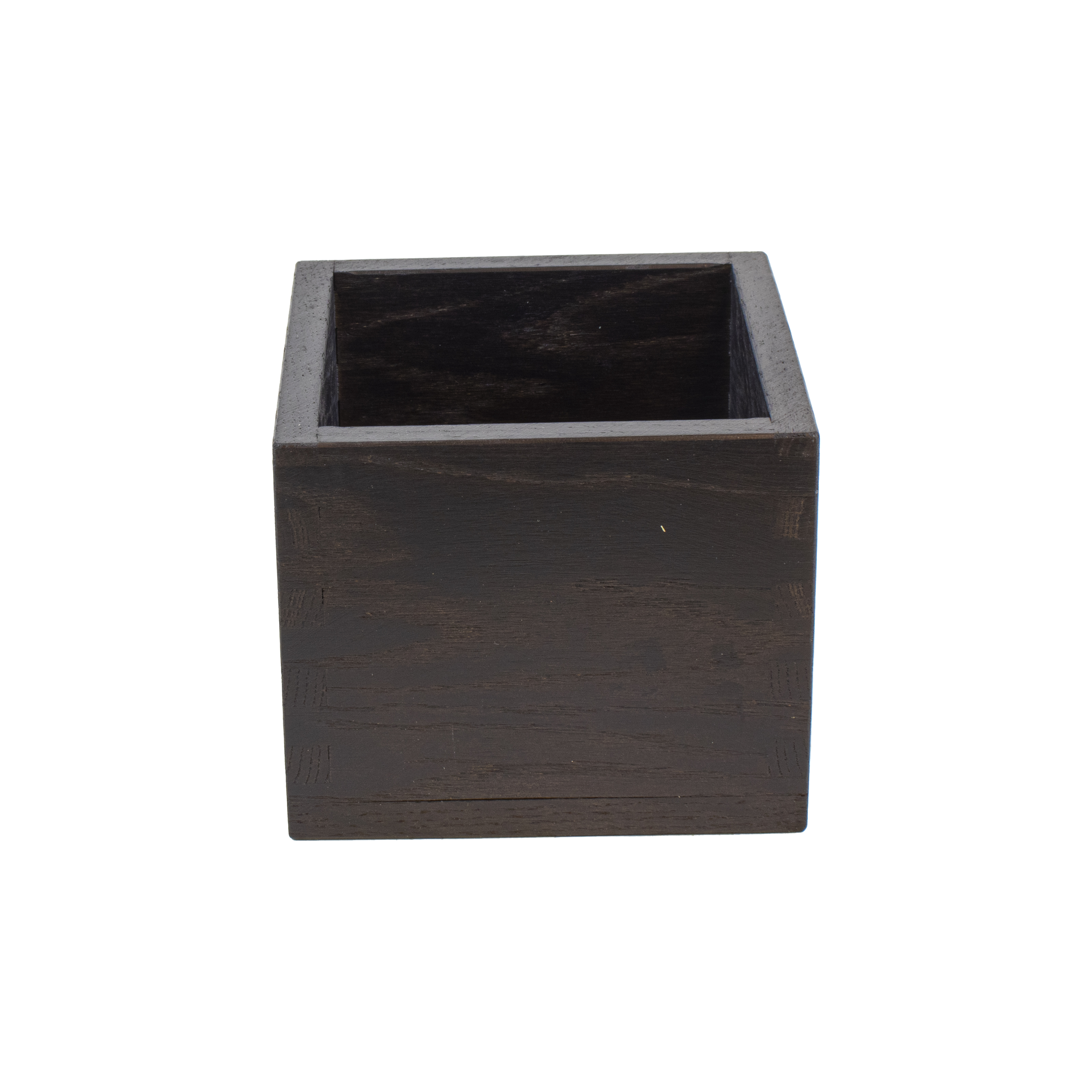 Trälåda Havanna Black ek, 
för bestick eller dyl. 12x10x12 cm