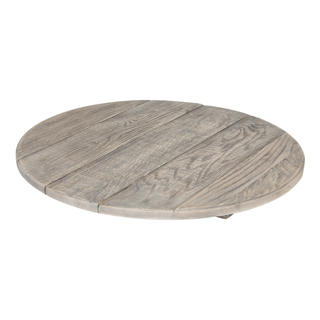 Serveringsbräda drivvedsfärgad ek Ø45