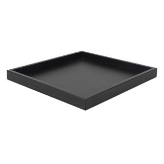 Träbricka ek svart 430x450mm