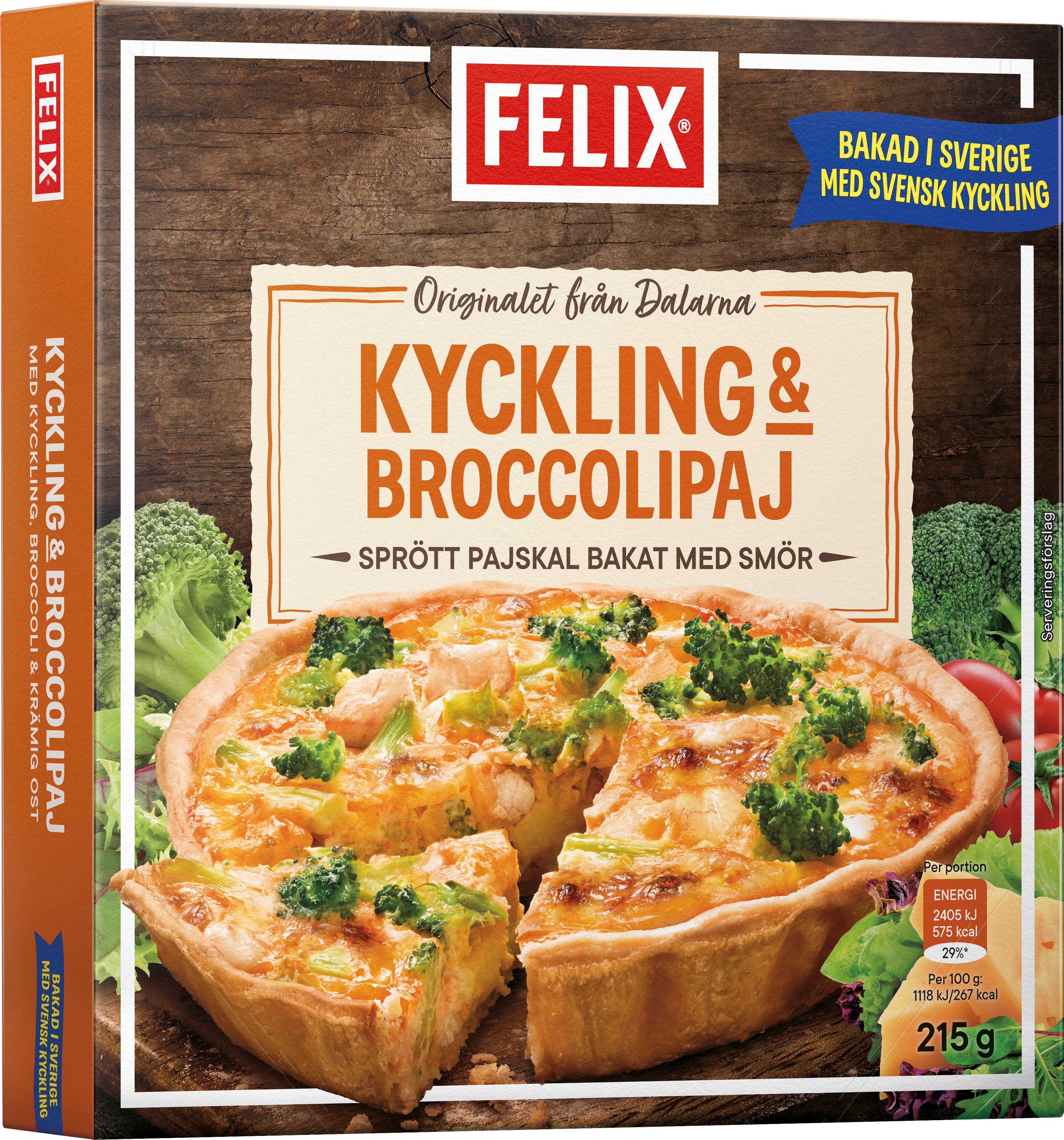 Kyckling & Broccolipaj