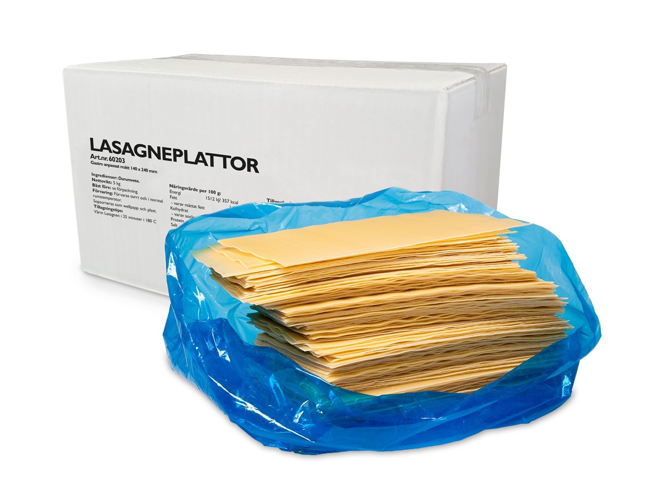Lasagneplattor 1/3 140x240