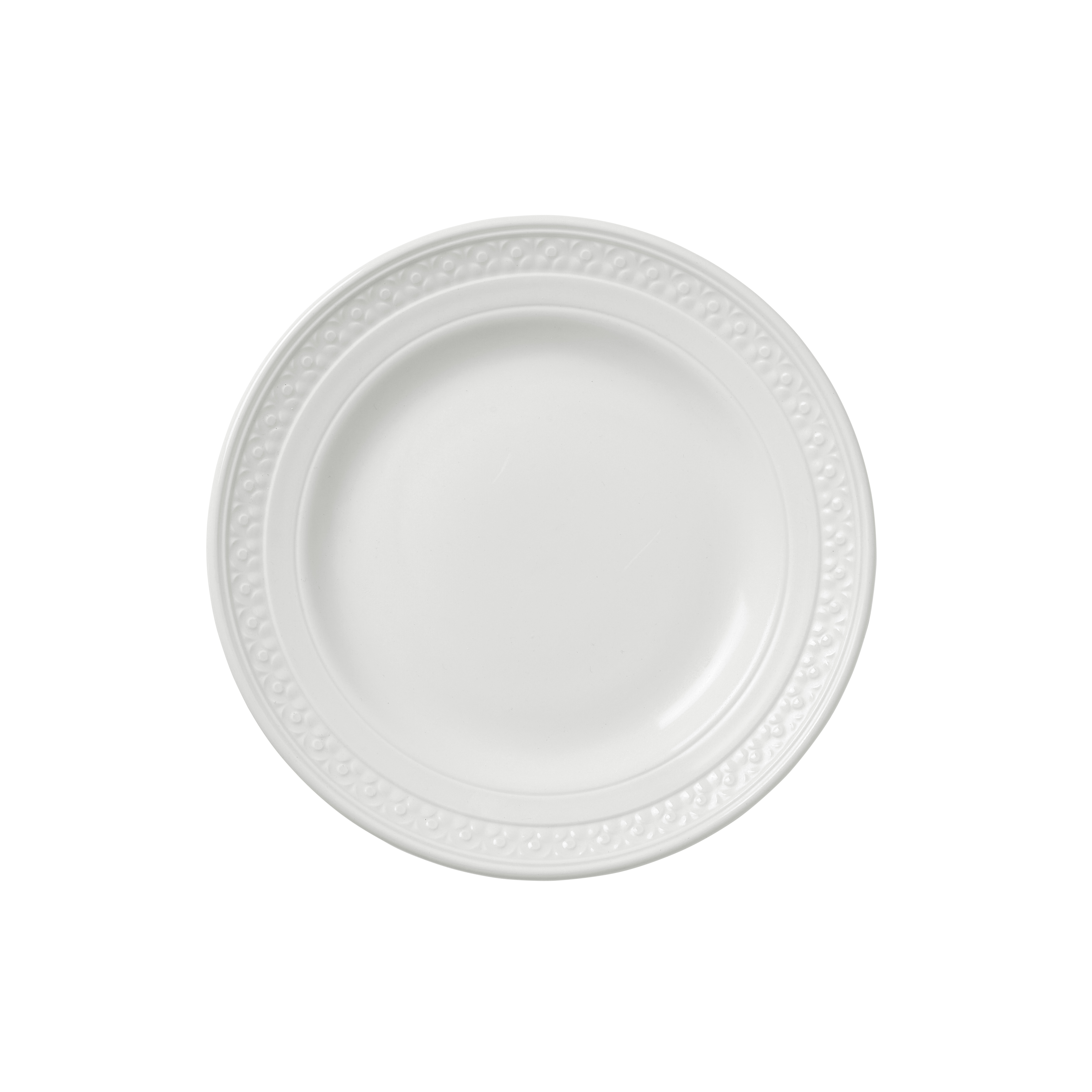 Bead Tallrik Flat Vit Ø20,25cm