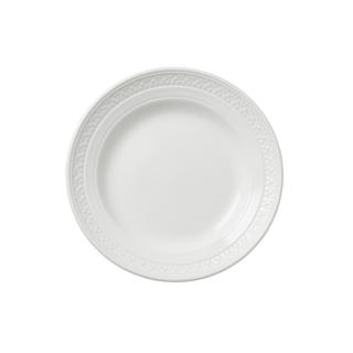 Bead Tallrik Djup Vit Ø24cm