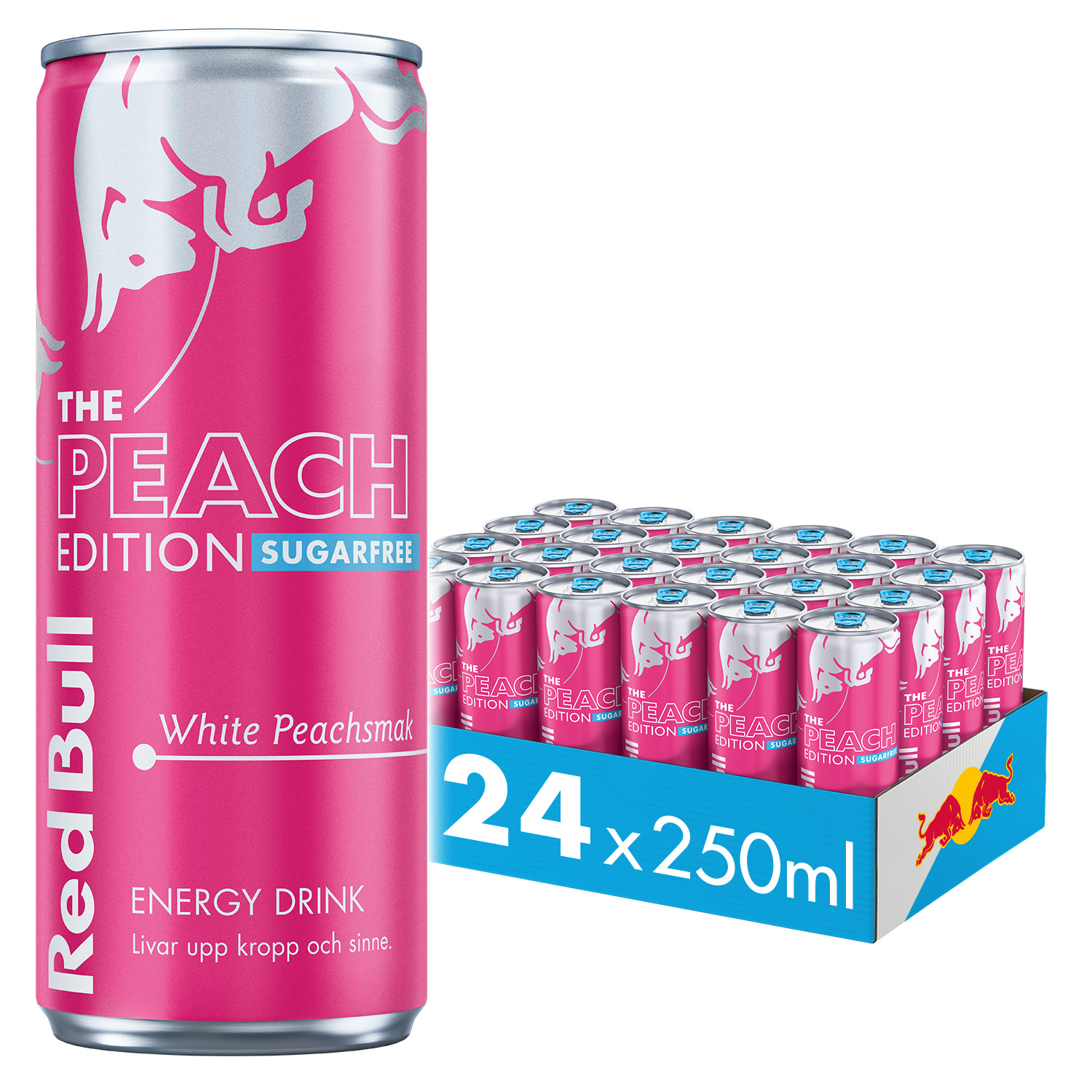 Red Bull Peach Edition Sockerfri