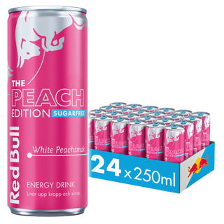 Red Bull Peach Edition Sockerfri