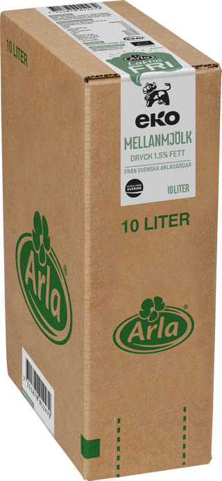 Mellanmjölkdryck 1,5% Bag in Box Laktosfri EKO
KRAV