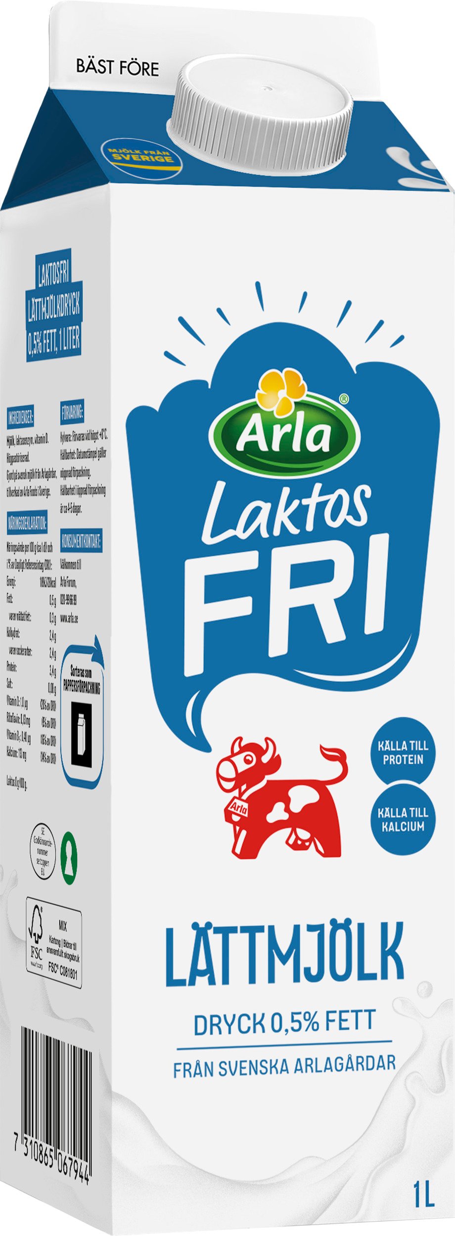 Lättmjölkdryck 0,5% Laktosfri