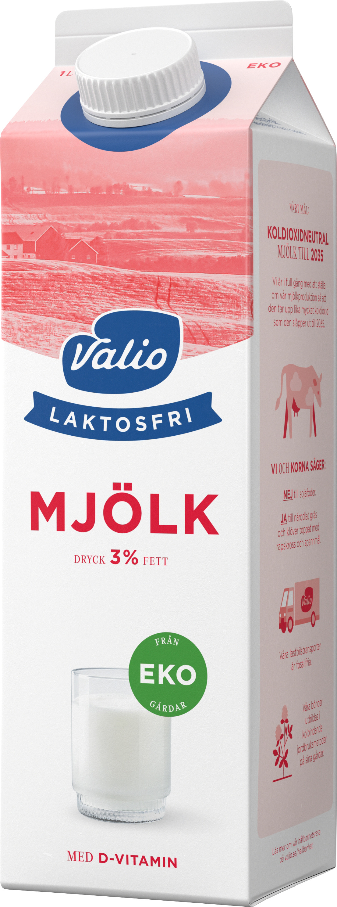 Mjölkdryck 3% Laktosfri Ekologisk
