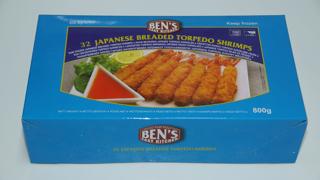 Torpedoräkor Vannamei Panerade