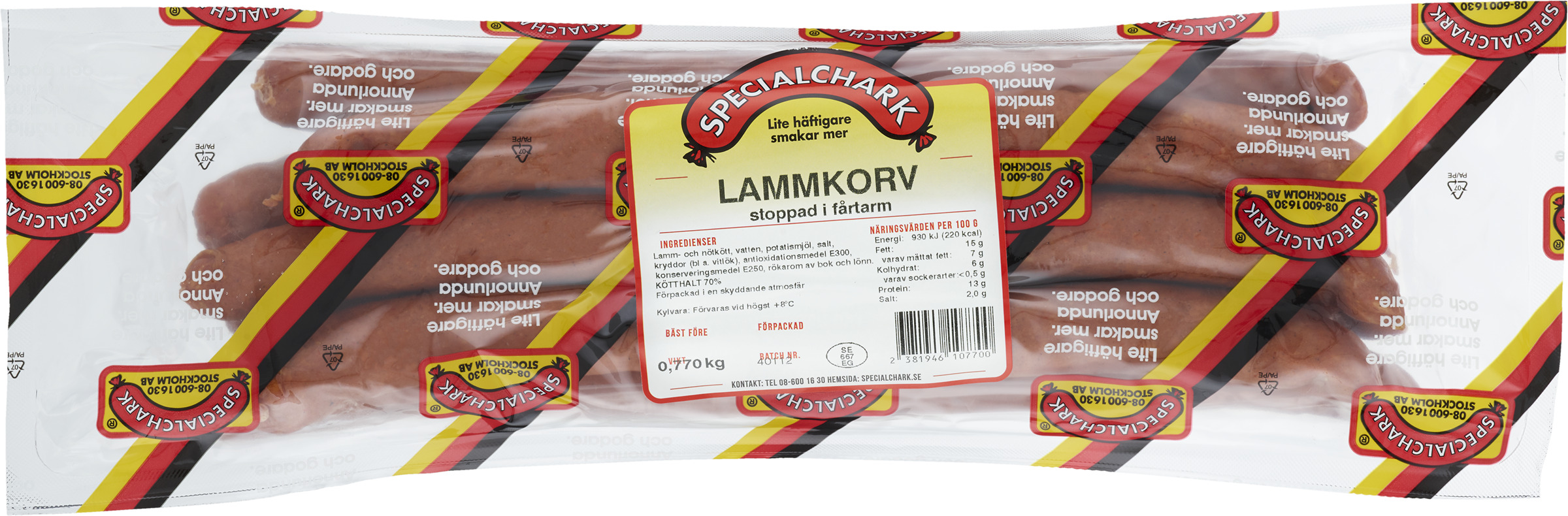 Lammkorv 110g
