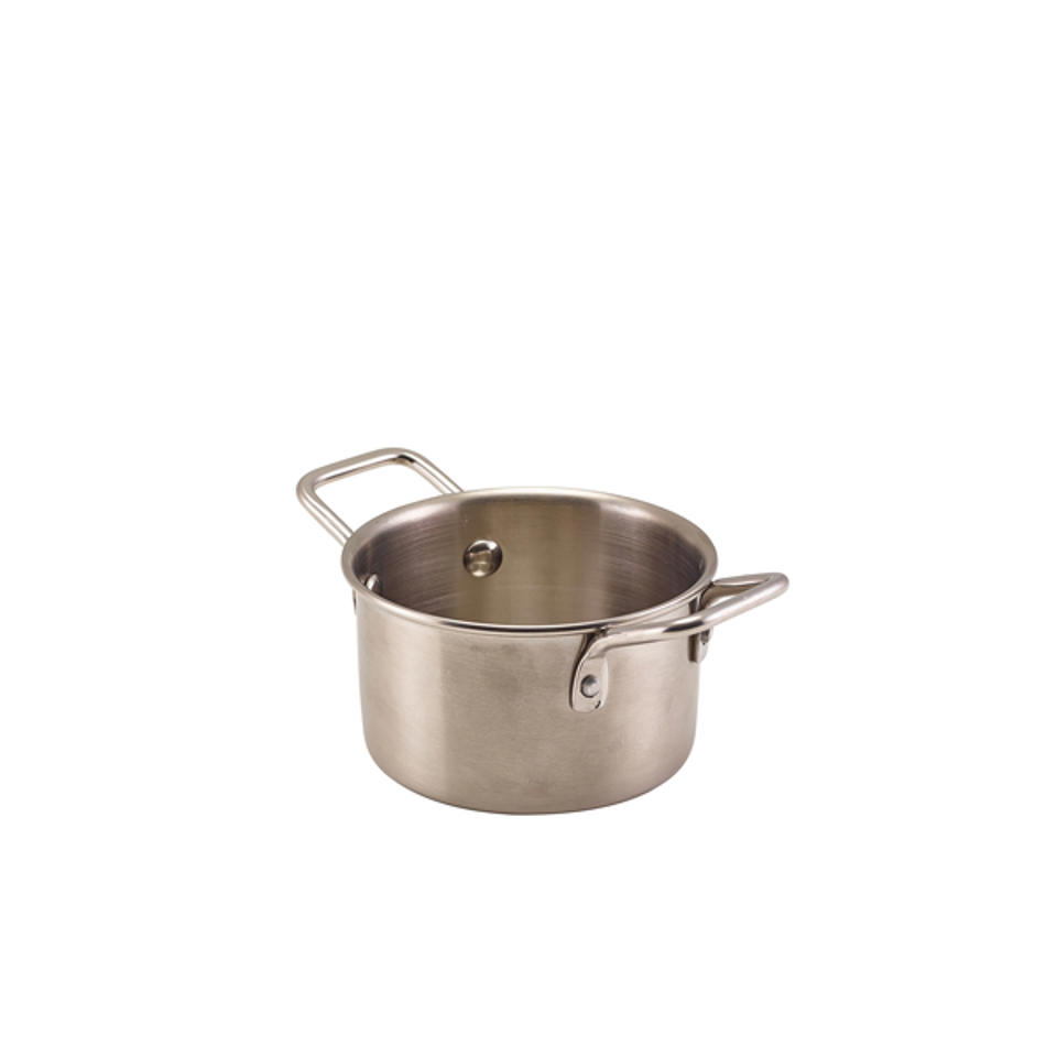 Minigryta Rostfri Ø10cm 36cl