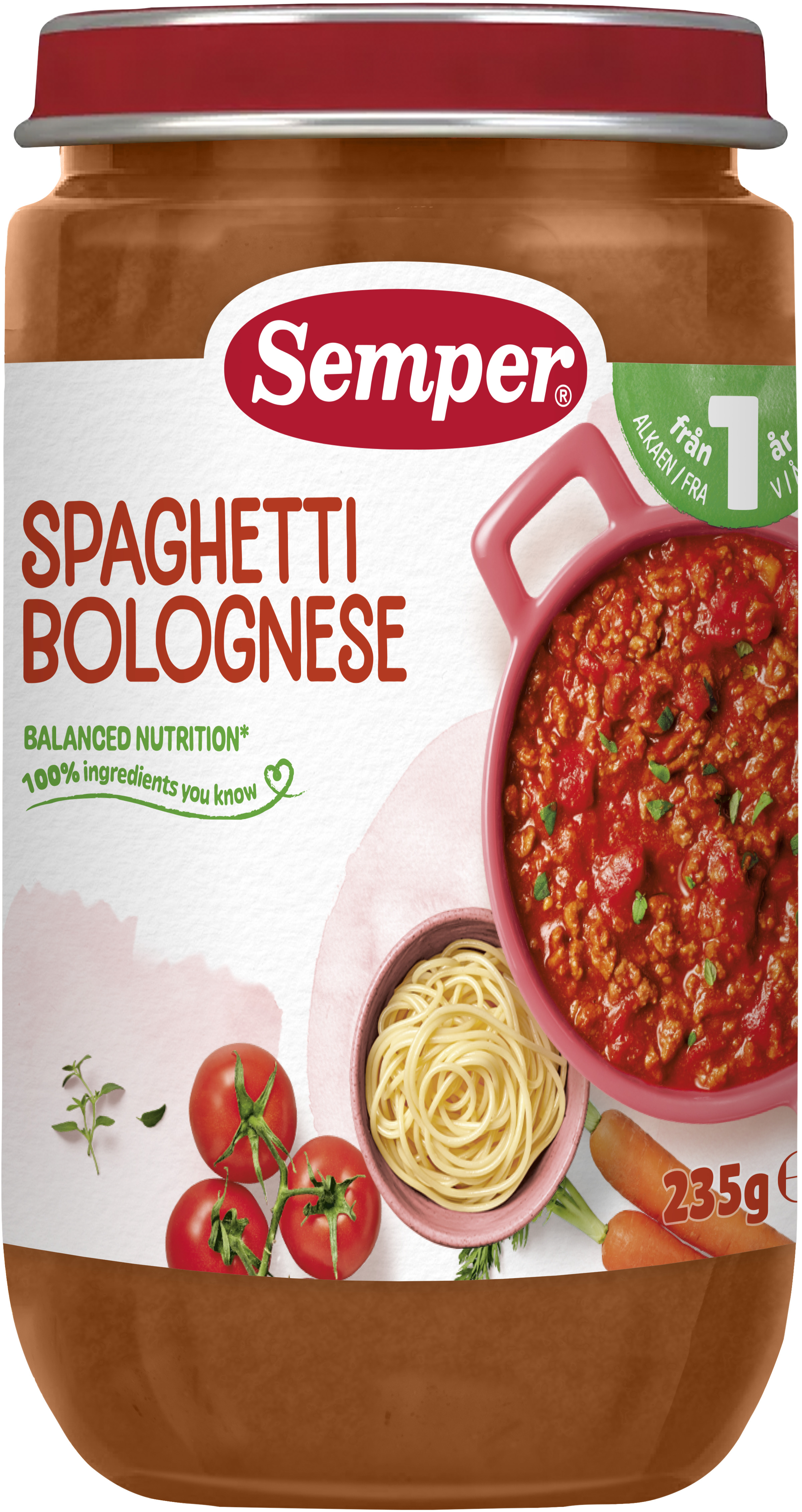 Spaghetti Köttfärssås 1 År