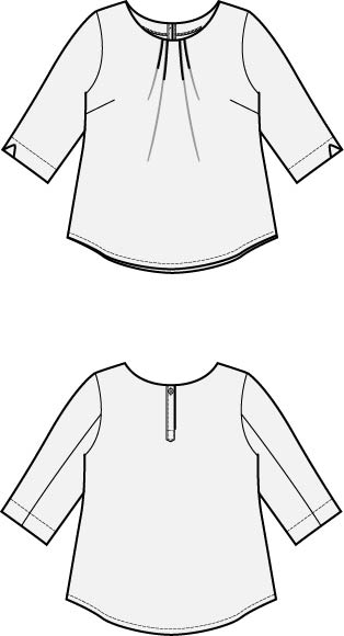 Blus 1212 Dam Olivgrön 3XL