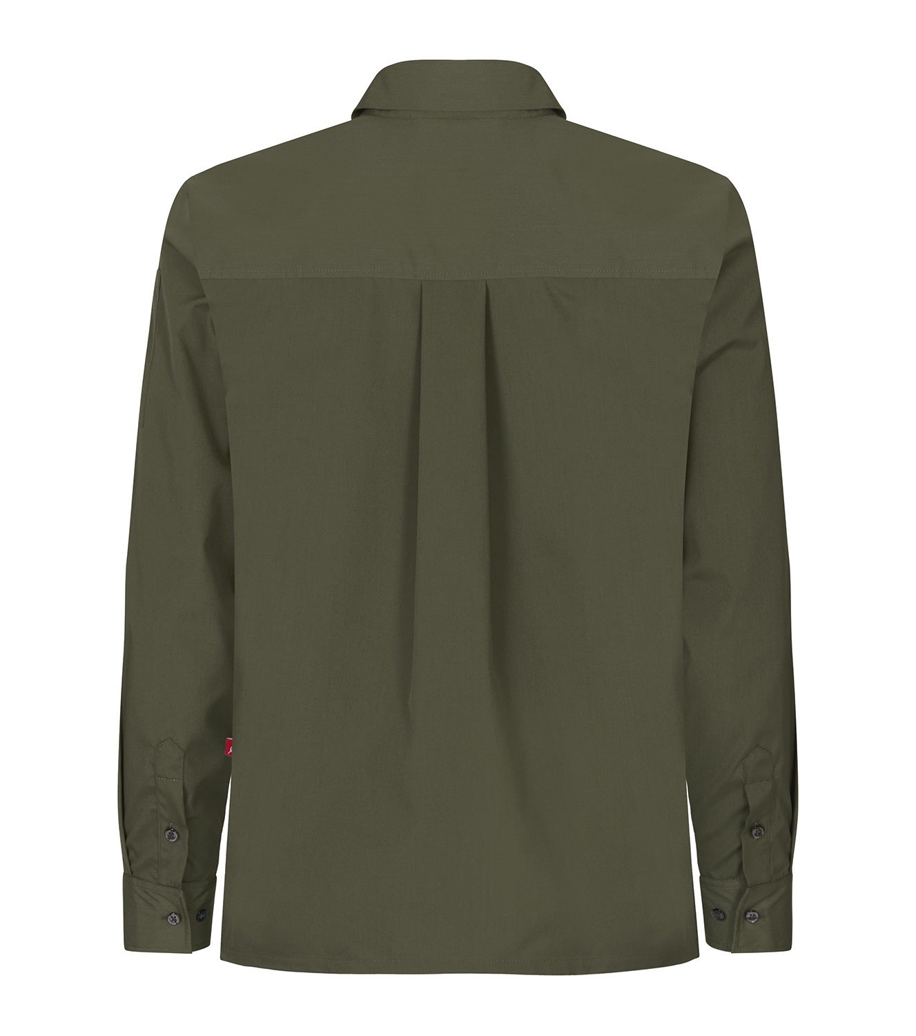 Skjorta 1013 Unisex Lång Ärm Olivgrön M