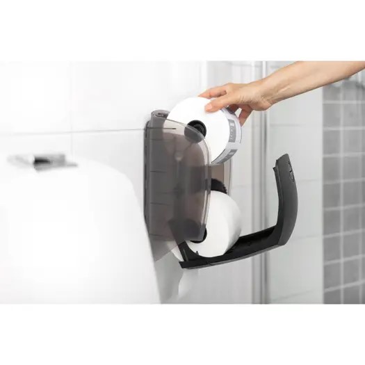 Dispenser System Toalettrullar Svart
