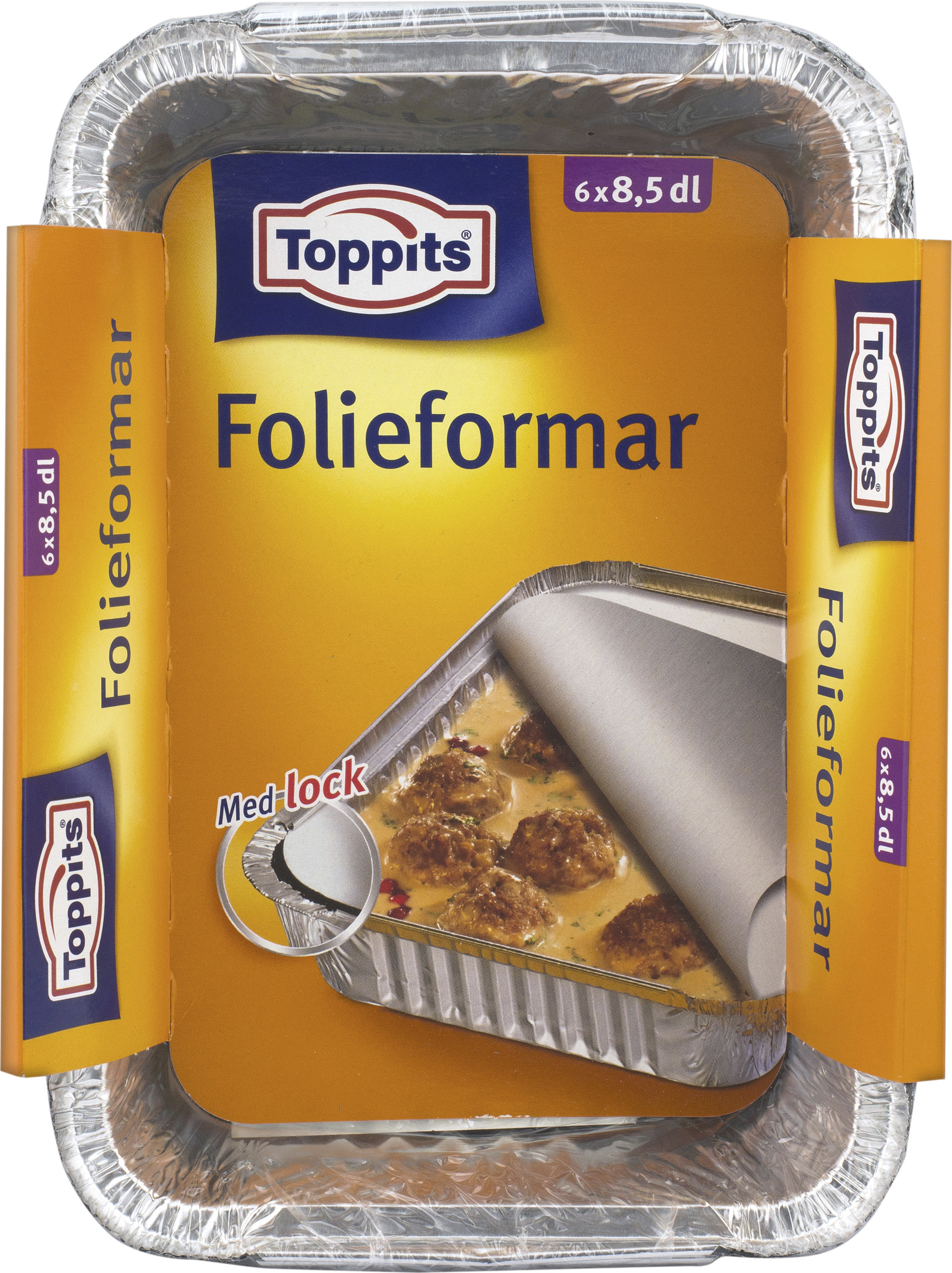 Aluminiumform med lock 850ml