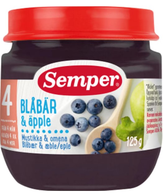Blåbär & Äpple 4 Mån