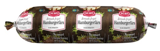 Hamburgerfärs Rullpack