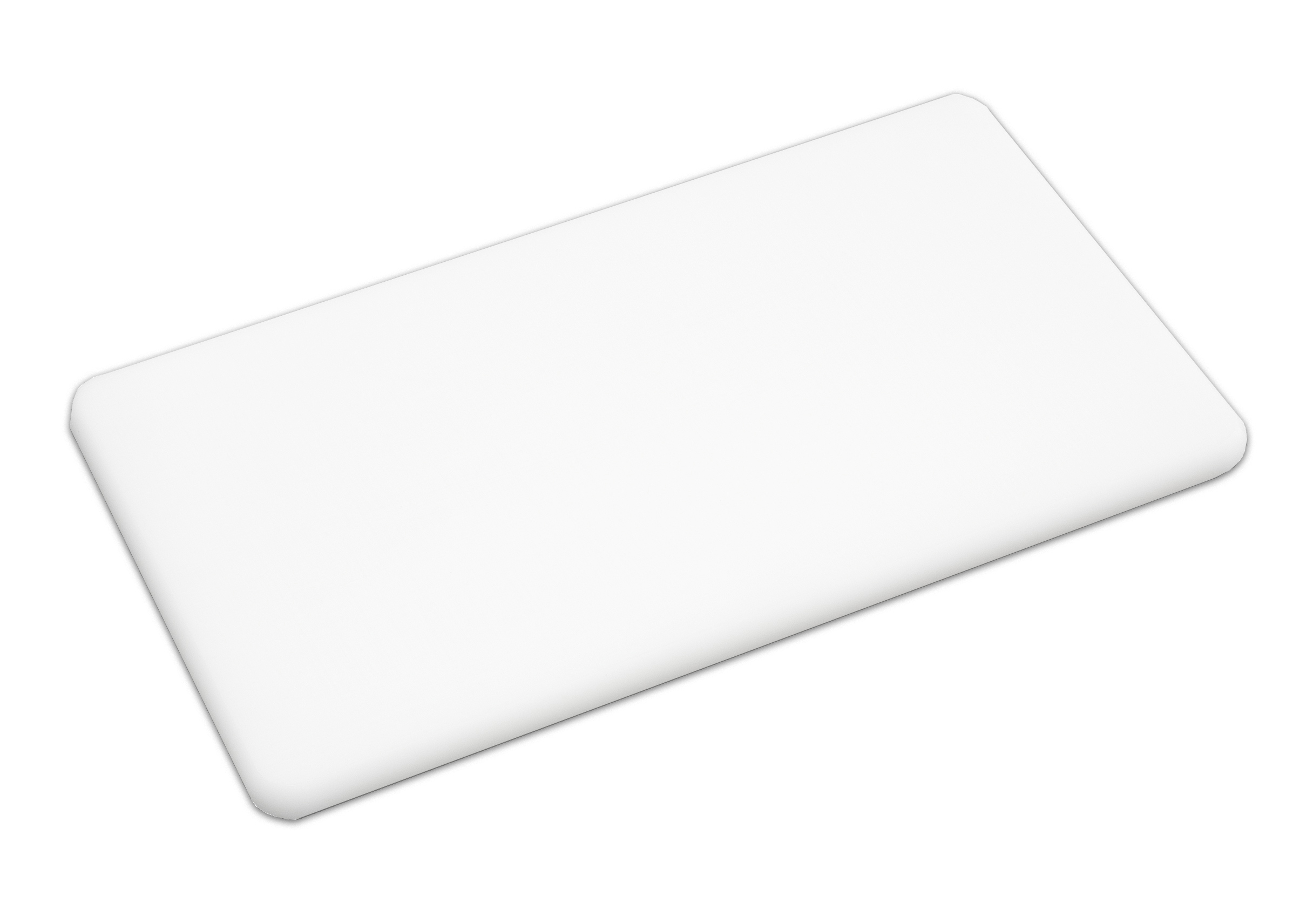 Skärbräda med Fötter Plast Vit 50x25x1,5cm