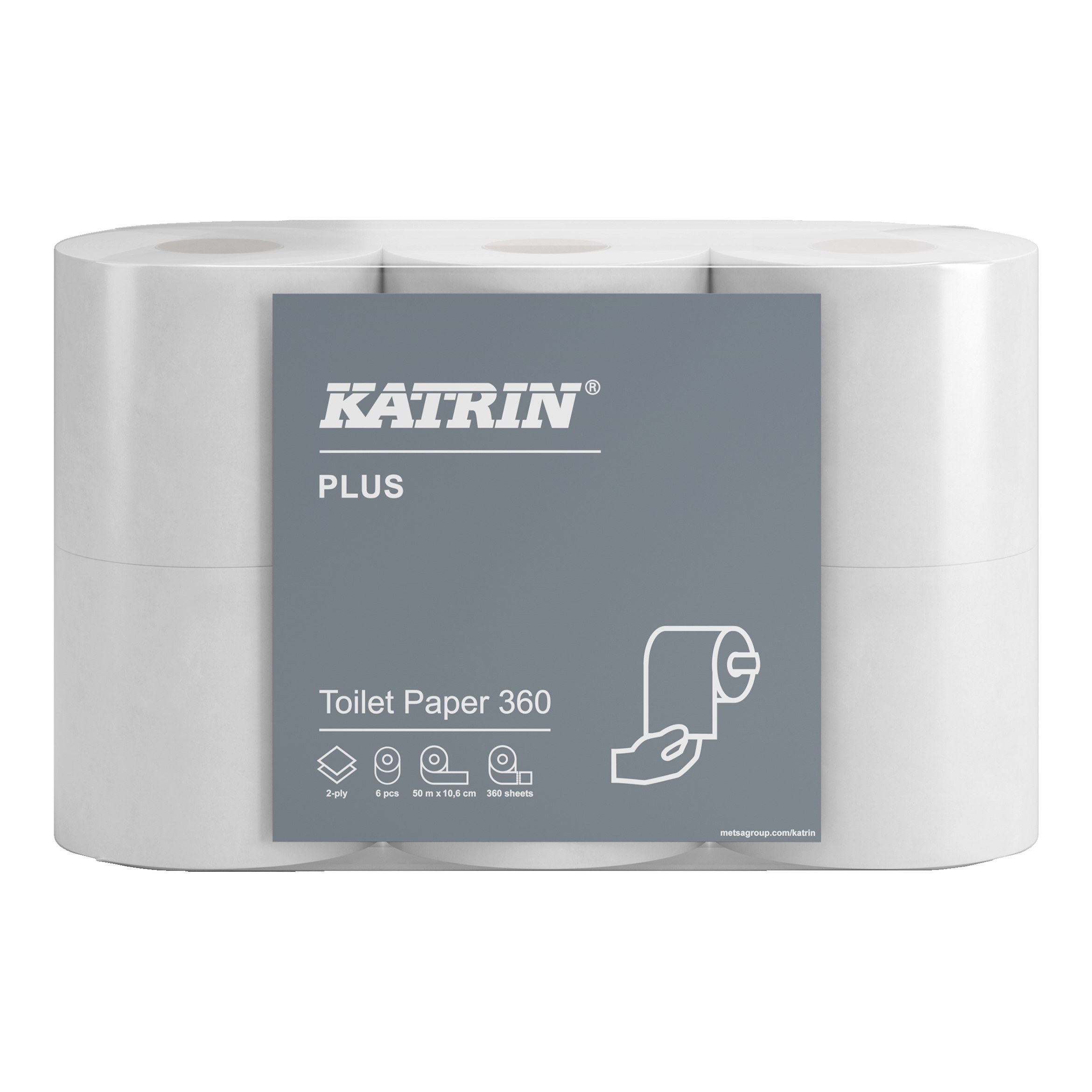 Toalettrulle 2-lag 360 Plus