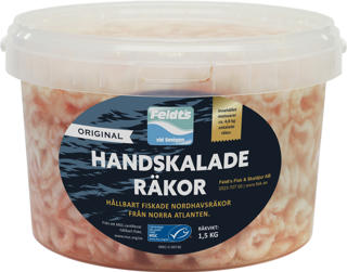 Handskalade Räkor i Lake Medium MSC