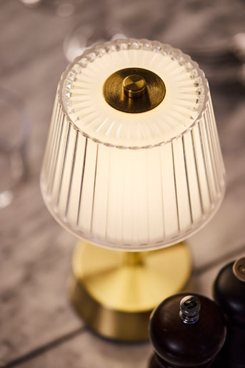 LED-bordslampa Sladdlös Jay Guld