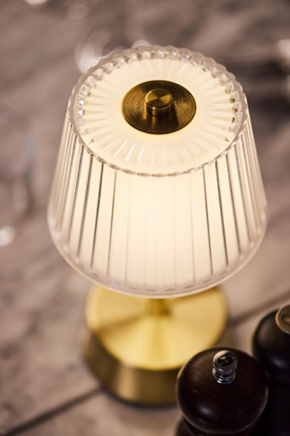 LED-bordslampa Sladdlös Jay Guld
