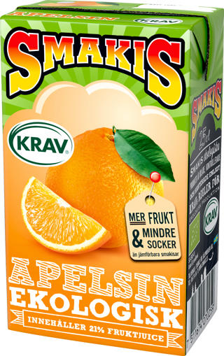Smakis Apelsindryck EKO KRAV