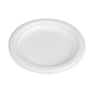 Tallrik Bagasse 18cm VIt